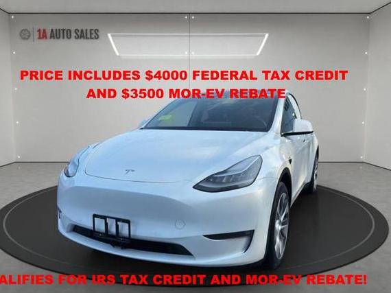 TESLA MODEL Y 2021 5YJYGDEE5MF190881 image